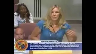 Speaking at City Council May 2009 - Medical Cannabis Rights Reverend Donna Seraphina Lambert