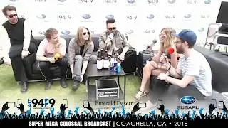Nothing But Thieves interview ALT 949 @ Coachella 2018