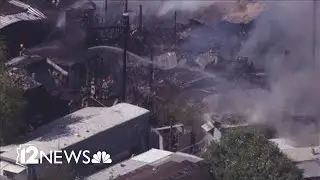 Breaking: Multiple homes on fire in Phoenix