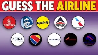 Guess The Logo Quiz Airlines ✈️🌎✅ Airlines Logo Quiz 2024