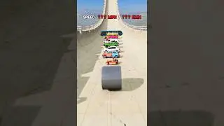20-Ton Steel Coil vs Cars &mdash; Speed Test!