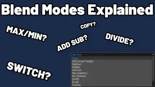 Blend Modes Explained (Substance Designer)