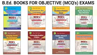 MCQ's Books for B.Ed. Subjects || B.Ed. Objective Question Bank || By : Priya Sigroha || #BBT