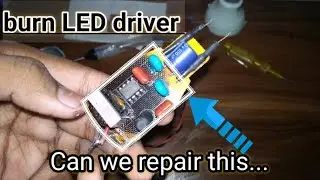 Led bulb driver repair | खराब या जले हुए सर्किट को ऐसे ठीक करें | how to repair led bulb driver