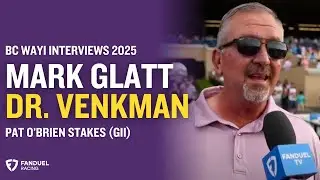 Trainer Mark Glatt on DR. VENKMAN's Pat O'Brien (G2) Victory