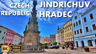 Jindrichuv Hradec, Czech Republic Walking Tour [4K/60fps]