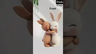 Wooden Kitten Couple Sculpture Charming 2D Flat Cat Enthusias gift   