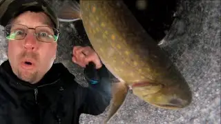 How to catch BROOK TROUT JIGGING through the Ice!