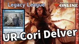 【#レガシー/#legacy】UR Cori Delver #mtg   #対戦動画