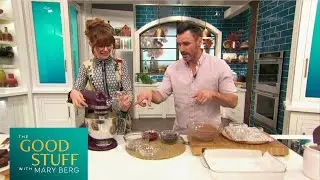 Steve Hodge makes us his chocolate raspberry brownies | The Good Stuff with Mary Berg