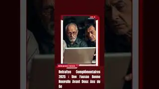 🔴 Retraites Compl&eacute;mentaires 2025 : Une Fausse Bonne Nouvelle Avant Deux Ans de Gel !