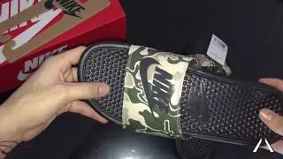 NIKE SANDALS BENASSI JDI PRINT| ATLAS UNBOXING NIKE 361261 202