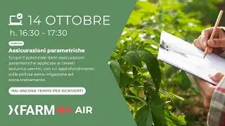 Rischio Climatico in Agricoltura e Nuove Soluzioni Assicurative