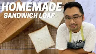 Cara buat loaf sandwich di rumah | Rahsia roti jadi lembut |