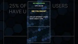 #Cybersecurity - VPN Usage