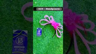 How to Make a Fascinator Without Glue | Easy DIY Headpiece Tutorial #Fascinator  #DIYHeadpiece