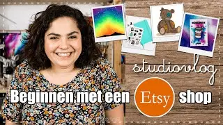 Beginnen met een Etsy Shop | Stickers, Prints & Pin | Studiovlog #011