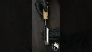 Carving with a Forged gouge chisel / Резьба кованой полукруглой стамеской
