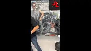 M5760GQZK - Men's Ribbed Shoulder Leather Motorcycle Jacket
