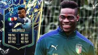 5* SKILLS!! 😱 92 TOTS Mario Balotelli Player Review! FIFA 22 Ultimate Team