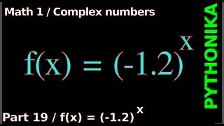 Graph of function f(x) = (-1.2)^x | (-1)^x | Math 01/19