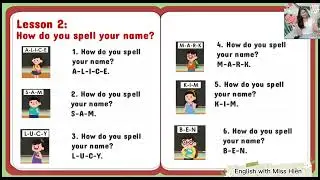 Cambridge English - How do you spell your name? Bạn đ&aacute;nh vần t&ecirc;n như thế n&agrave;o?