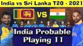 India team playing 11 against Sri lanka IND playing XI