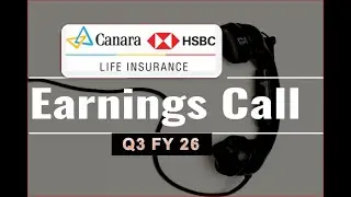 Canara HSBC Life Insurance Company Ltd Earning call for Q3FY26