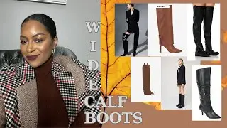 NEW IN - WIDE CALF BOOTS | Fall boot wishlist | Tree Trunk girly friendly #boots #fallhaul