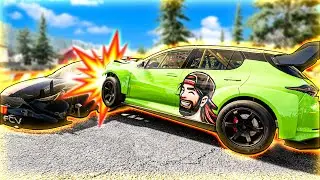 We Raced and Crashed Cars on the NEW BeamNG Drive Map!