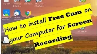 How to RECORD your Computer screen using Free Cam || Best FREE Screen Recorder for Computer