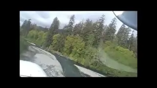 With our luck you'd live -- low river flying