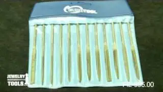 FIL-995.00 - Needle File Set, 12 Piece Set - Jewelry Tools Demo