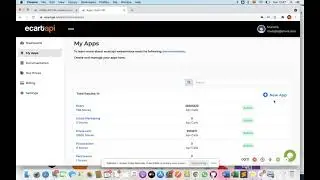 Creating your first App in EcartAPI