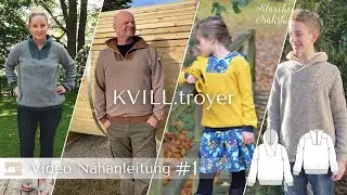 Kvill Troyer Pullover | Reißverschluss Kragen | Teil 1 | Nähanleitung #SewKvill |Boheme Design DE