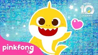 Baby Shark Stole Your Heart Again ❤️ | Baby Shark Dance | 10 Years | Doo Doo Doo | Pinkfong Official