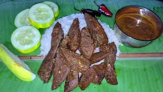 Eating Desi Pork Liver | Two Dried Chilies |