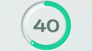 100-секундный таймер обратного отсчёта со звуковым эффектом | Обратный отсчёт от 100 до 0
