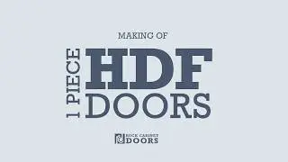 Making Of: HDF 1-Piece Doors