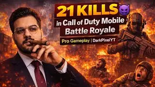 21 KILLS in Call of Duty Mobile Battle Royale 😈 | Pro Gameplay | DarkPixelYT