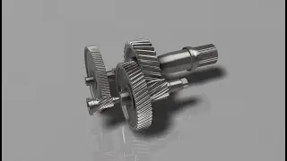 The three-stage gearbox with Novikov gears