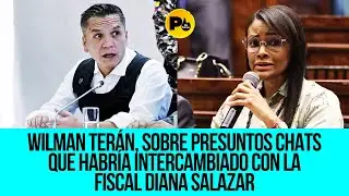 Wilman Terán: Los chats con Diana Salazar, fue extraído mediante una pericia de informática forense