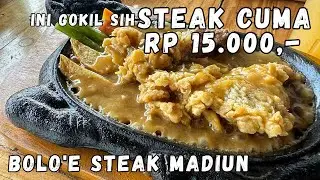 JAJAN STEAK ENAK MURAH DI MADIUN | BOLO'E STEAK