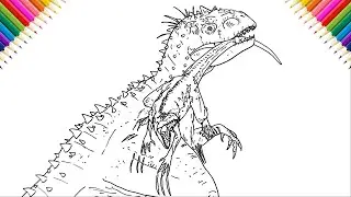 Indoraptor (gen2) vs Indominus Rex (gen2) Drawing