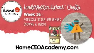 Popsicle Stick Superhero Craft Tutorial for Kids