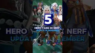 В обновлении от 19 декабря 2025 года в Mobile Legends Bang Bang ослаблены (5 героев).