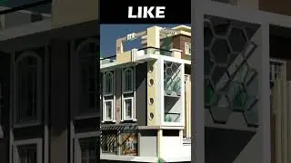 #3d Building Design #housedesign #viral #exterior #colorful