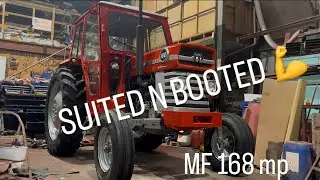 MF 168 finally has tyres 👍 and runs 