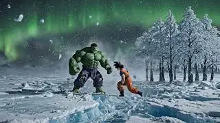 Goku vs Hulk: Saiyan vs Monster! #shorts #foryou #goku #hulk