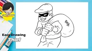Easy Thief Drawing